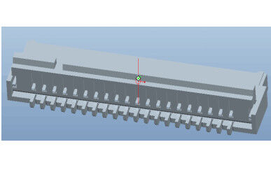 SMT FPC To Board Connector 0.5mm Pitch FPC Zif Connector 1.0mm Height